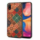 For Samsung Galaxy A20 Four Seasons Flower Language Series TPU Phone Case(Winter Blue) - 1