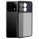 For Xiaomi Redmi K70 / K70 Pro Fine Pore Matte Black TPU + PC Phone Case - 1