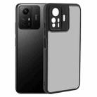 For Xiaomi Redmi Note 12S 4G Fine Pore Matte Black TPU + PC Phone Case - 1