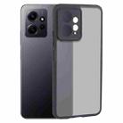 For Xiaomi Redmi Note 12 4G Fine Pore Matte Black TPU + PC Phone Case - 1