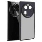 For OPPO Find X6 Fine Pore Matte Black TPU + PC Phone Case - 1
