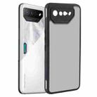 For Asus ROG Phone 7 Fine Pore Matte Black TPU + PC Phone Case - 1