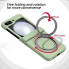 For Samsung Galaxy Z Flip4 5G 360 Degree Stand MagSafe Magnetic All-inclusive Phone Case(Light Green) - 3