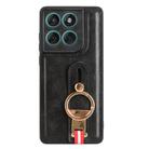 For Motorola Edge 60 Fusion Wristband Leather Back Phone Case(Black) - 2