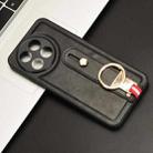 For Tecno Spark 30 Pro 4G Wristband Leather Back Phone Case(Black) - 2