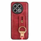 For Tecno Spark 30 Pro 4G Wristband Leather Back Phone Case(Red) - 3