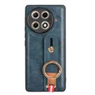 For Tecno Camon 30S / 30S Pro Wristband Leather Back Phone Case(Blue) - 3