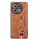 For Tecno Camon 30S / 30S Pro Wristband Leather Back Phone Case(Brown) - 3