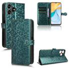 For ZTE Blade V50 Smart / V50 Design 4G Honeycomb Dot Texture Leather Phone Case(Green) - 1