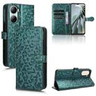 For ZTE Libero 5G IV Honeycomb Dot Texture Leather Phone Case(Green) - 1