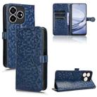 For ZTE Axon 60 4G Honeycomb Dot Texture Leather Phone Case(Blue) - 1