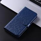 For ZTE Blade V60 Design Honeycomb Dot Texture Leather Phone Case(Blue) - 2