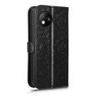 For ZTE Blade A35 Lite / A35 Core Honeycomb Dot Texture Leather Phone Case(Black) - 3