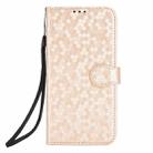 For ZTE Blade A35 Lite / A35 Core Honeycomb Dot Texture Leather Phone Case(Gold) - 2