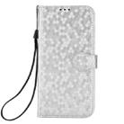 For ZTE Blade A35 Lite / A35 Core Honeycomb Dot Texture Leather Phone Case(Silver) - 2