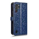 For ZTE nubia Red Magic 10 Pro Honeycomb Dot Texture Leather Phone Case(Blue) - 3