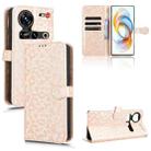 For ZTE nubia Z70 Ultra Honeycomb Dot Texture Leather Phone Case(Gold) - 1