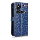 For ZTE nubia Z70 Ultra Honeycomb Dot Texture Leather Phone Case(Blue) - 3