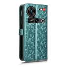 For ZTE nubia Z70 Ultra Honeycomb Dot Texture Leather Phone Case(Green) - 3