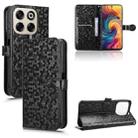 For ZTE Blade V70 Honeycomb Dot Texture Leather Phone Case(Black) - 1