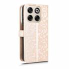 For ZTE Blade V70 Honeycomb Dot Texture Leather Phone Case(Gold) - 3