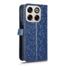 For ZTE Blade V70 Honeycomb Dot Texture Leather Phone Case(Blue) - 3