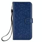 For ZTE Blade V70 Design 4G / V70 Vita Honeycomb Dot Texture Leather Phone Case(Blue) - 2