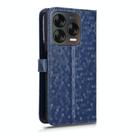 For ZTE Blade V70 Design 4G / V70 Vita Honeycomb Dot Texture Leather Phone Case(Blue) - 3