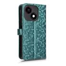 For ZTE Blade A35e / Z2466 Honeycomb Dot Texture Leather Phone Case(Green) - 3
