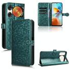 For ZTE nubia Music 2 Honeycomb Dot Texture Leather Phone Case(Green) - 1
