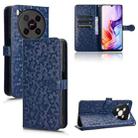 For ZTE Blade V70 Max Honeycomb Dot Texture Leather Phone Case(Blue) - 1