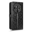For ZTE Blade A76 5G Honeycomb Dot Texture Leather Phone Case(Black) - 3