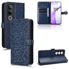 For OnePlus Nord CE4 5G Global Honeycomb Dot Texture Leather Phone Case(Blue) - 1