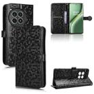 For OnePlus Ace 3 Pro Honeycomb Dot Texture Leather Phone Case(Black) - 1