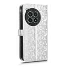 For OnePlus Ace 3 Pro Honeycomb Dot Texture Leather Phone Case(Silver) - 3