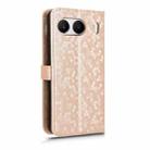 For OnePlus Nord 4 5G Honeycomb Dot Texture Leather Phone Case(Gold) - 3