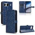 For OnePlus Nord 4 5G Honeycomb Dot Texture Leather Phone Case(Blue) - 1