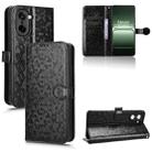 For OnePlus Ace 5 Racing / Nord CE5 Honeycomb Dot Texture Leather Phone Case(Black) - 1