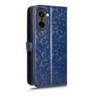 For OnePlus Ace 5 Racing / Nord CE5 Honeycomb Dot Texture Leather Phone Case(Blue) - 3