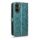 For OnePlus Ace 5 Racing / Nord CE5 Honeycomb Dot Texture Leather Phone Case(Green) - 3