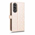 For OnePlus Ace 5 Ultra / Nord 5 Honeycomb Dot Texture Leather Phone Case(Gold) - 3