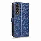 For OnePlus Ace 5 Ultra / Nord 5 Honeycomb Dot Texture Leather Phone Case(Blue) - 3