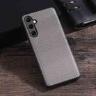 For Samsung Galaxy A35 Nylon Cloth Texture +TPU Phone Case(Grey) - 1