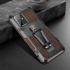 For Samsung Galaxy S20 Machine Armor Warrior Shockproof PC + TPU Protective Case(Coffee) - 1