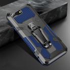 For iPhone 8 Plus & 7 Plus Machine Armor Warrior Shockproof PC + TPU Protective Case(Royal Blue) - 1