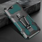 For iPhone 8 Plus & 7 Plus Machine Armor Warrior Shockproof PC + TPU Protective Case(Army Green) - 1