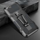 For iPhone 8 & 7 Machine Armor Warrior Shockproof PC + TPU Protective Case(Space Gray) - 1