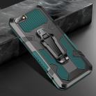 For iPhone 8 & 7 Machine Armor Warrior Shockproof PC + TPU Protective Case(Army Green) - 1