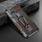 For iPhone 11 Pro Machine Armor Warrior Shockproof PC + TPU Protective Case(Coffee) - 1