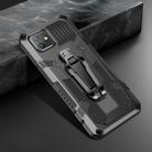 For iPhone 11 Pro Max Machine Armor Warrior Shockproof PC + TPU Protective Case(Black) - 1